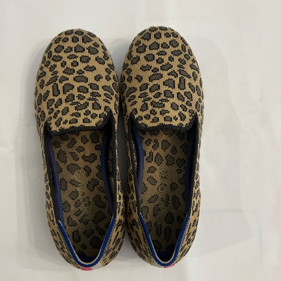 Rothy's Tan Leopard Pattern Slip-Ons - Picture 2 of 4